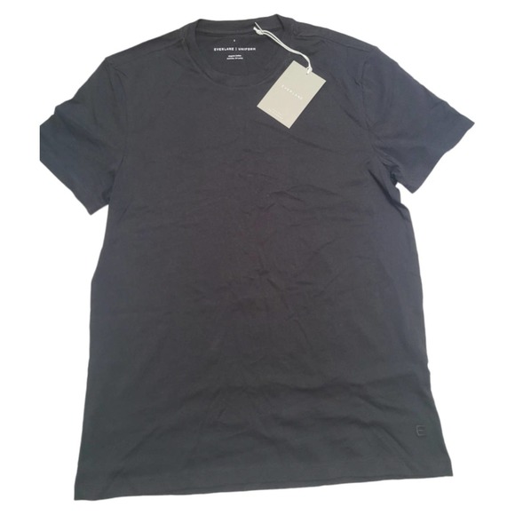 NWT Everlane Organic Cotton Crew Neck Uniform-Black Size Smal - Picture 5 of 10